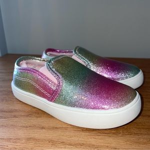 Carters Shimmery Slip-On Sneakers